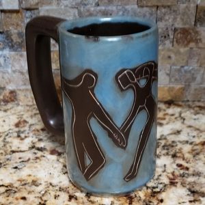Pottery Dancing Couple Mug